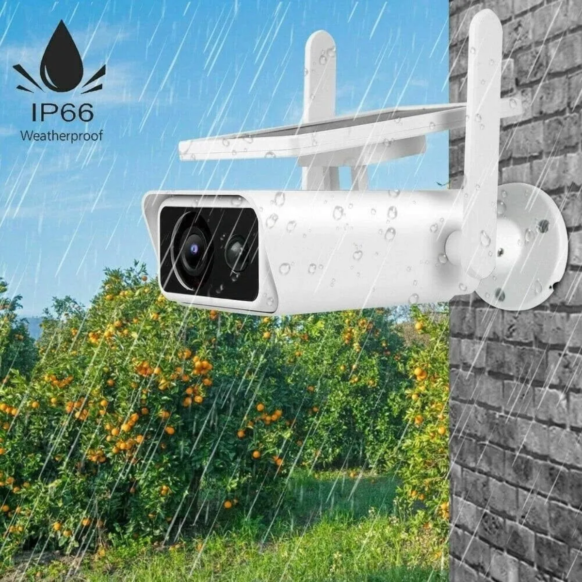 Cámara de Seguridad Solar Exterior