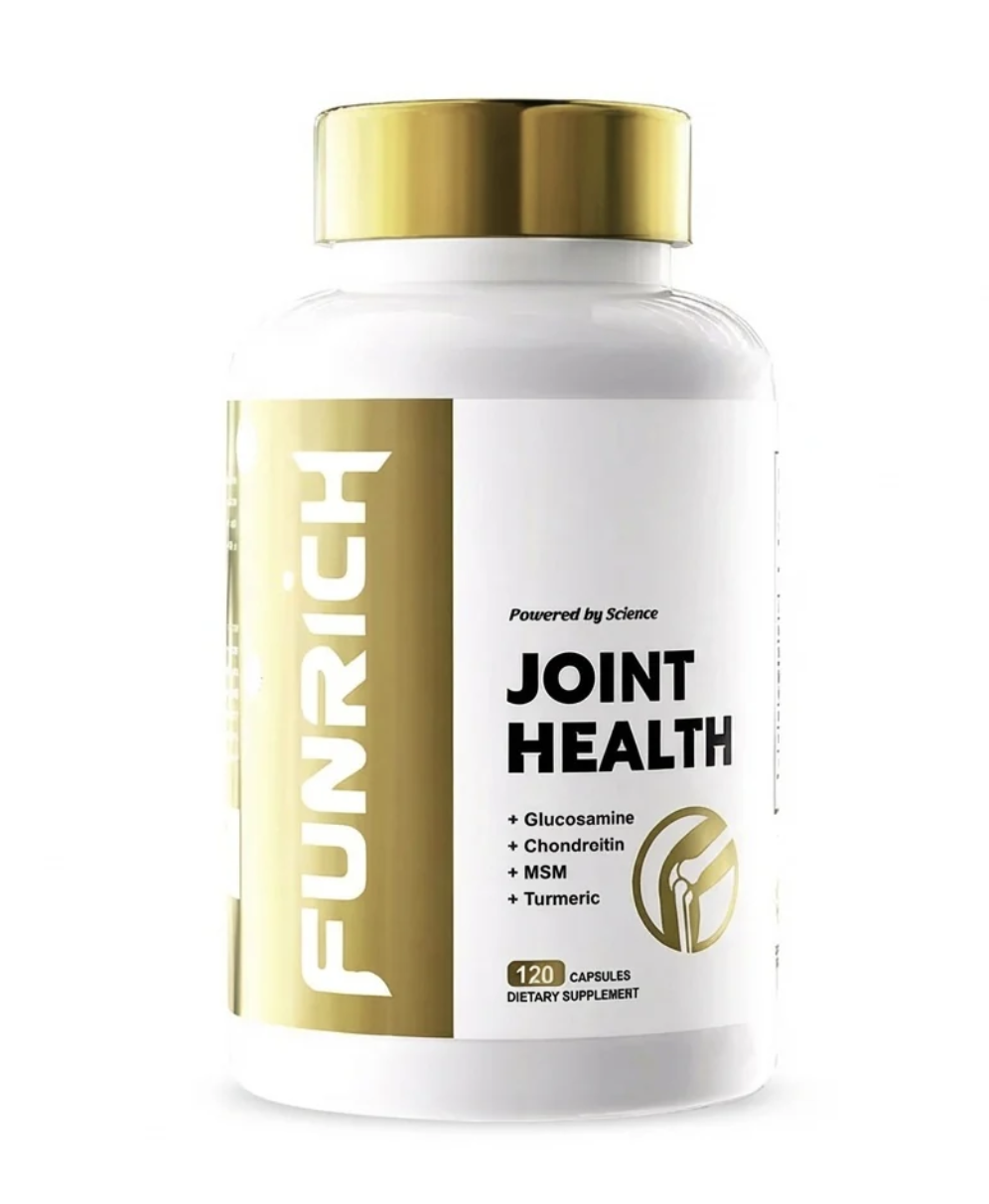 Funrich: Suplemento para Articulaciones con Glucosamina y Cúrcuma - 120 Cápsulas