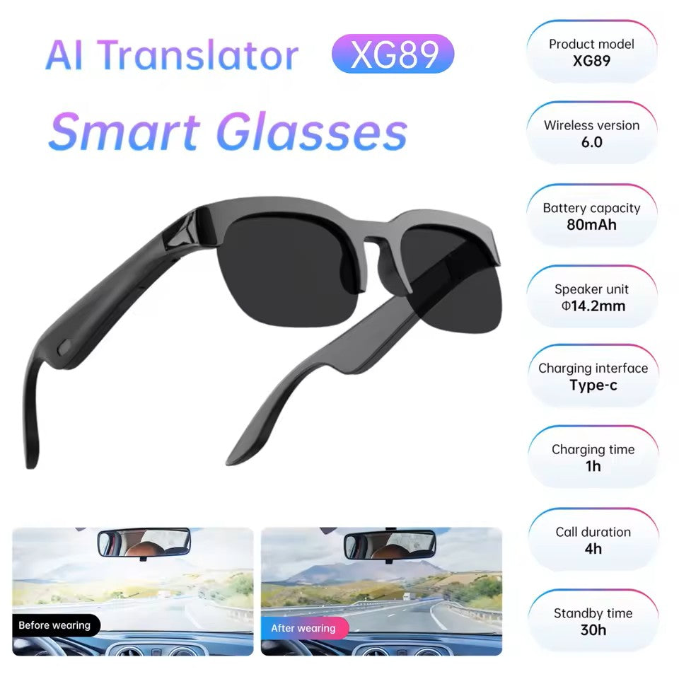 Gafas Bluetooth Traductor Inteligente IA
